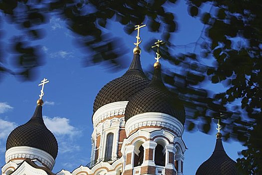 爱沙尼亚,塔林,城堡区,亚历山大涅夫斯基大教