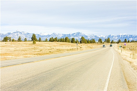 公路运输,落基山脉,科罗拉多,美国