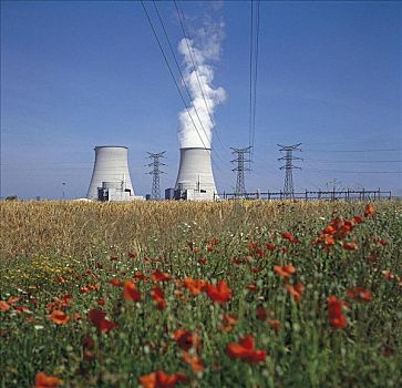 电力,发电,核电站,卢瓦尔河,能量