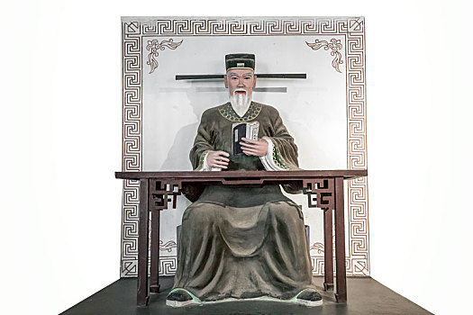 南宋宗泽塑像,中国河南省汤阴岳飞庙