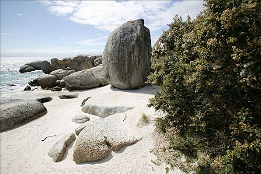 岩石构造,海水,好望角,南非