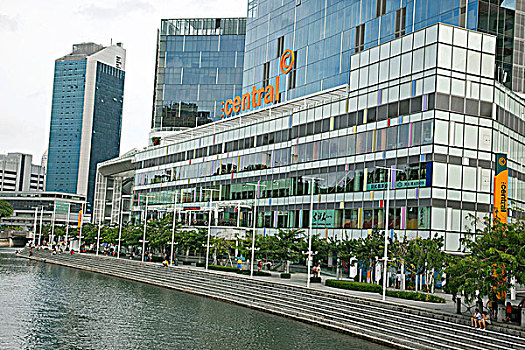 商业建筑,克拉码头,新加坡