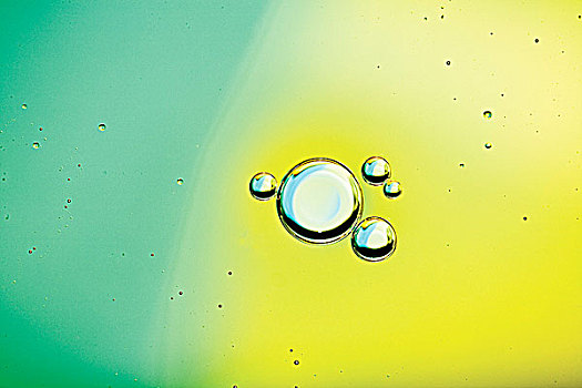 泡泡,黄色,绿色,液体