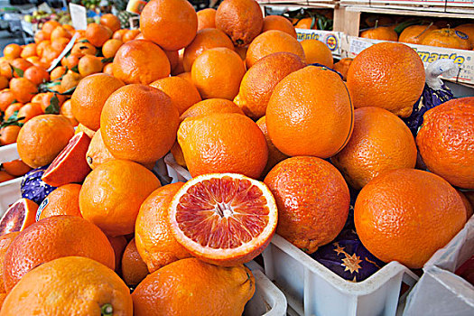 红橙,市场