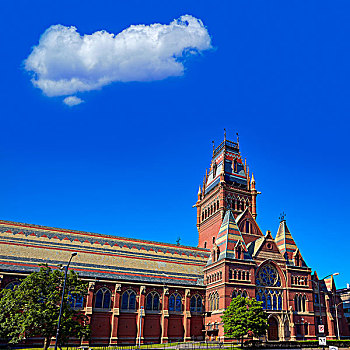 哈佛大学,历史建筑,剑桥,马萨诸塞,美国