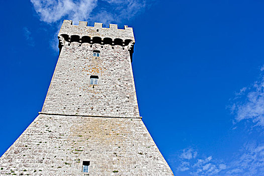 塔,城堡,南,锡耶纳,托斯卡纳,意大利