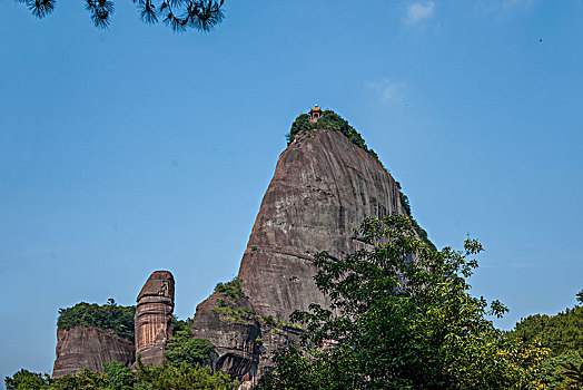 广东韶关丹霞山阳元山景区阳元石