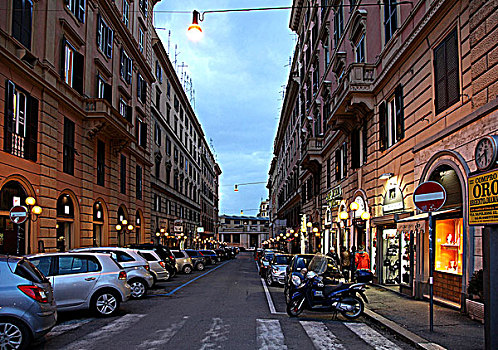 意大利罗马的街景