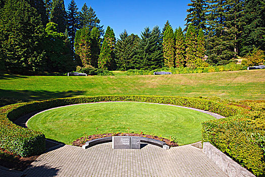花园,慰籍,俄勒冈,越战纪念碑,波特兰,美国