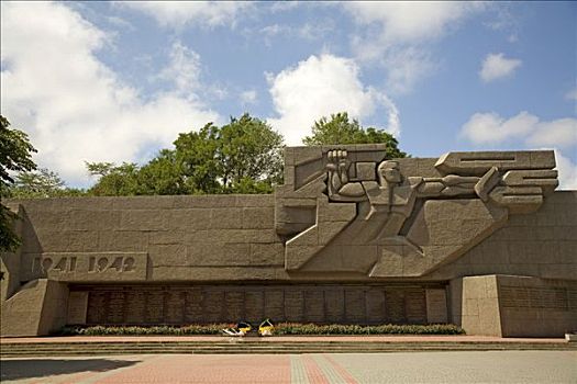 广场,纪念,世界大战,克里米亚,乌克兰,欧洲