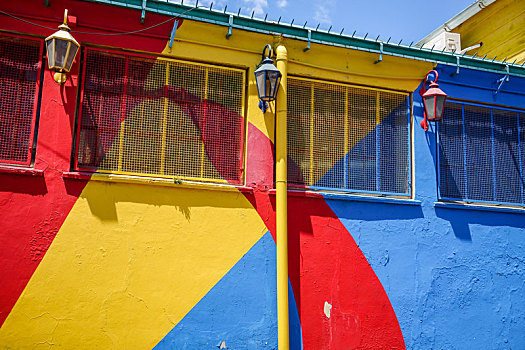彩色,房子,布宜诺斯艾利斯