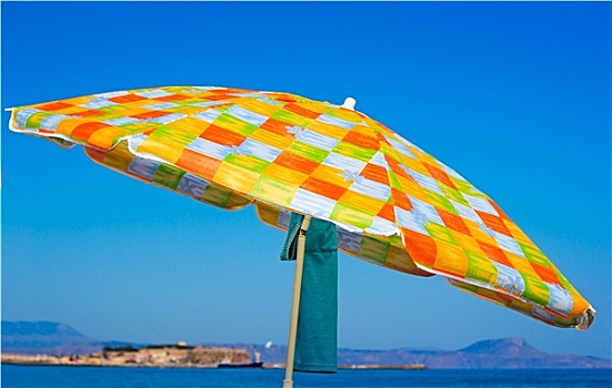 遮阳伞,衣服,海洋,海滩