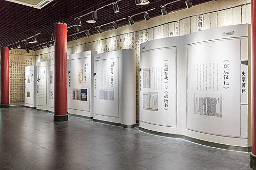 中国江苏省徐州汉文化馆展厅内景