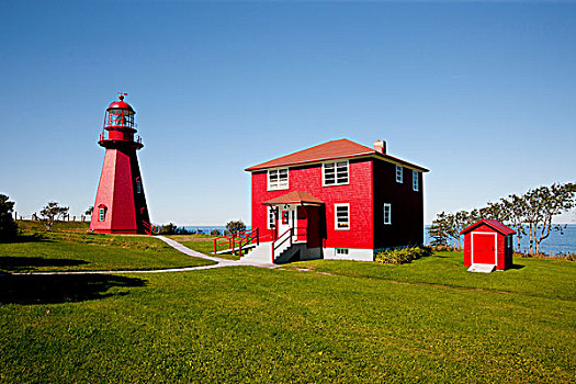 灯塔,加斯佩半岛,魁北克,加拿大