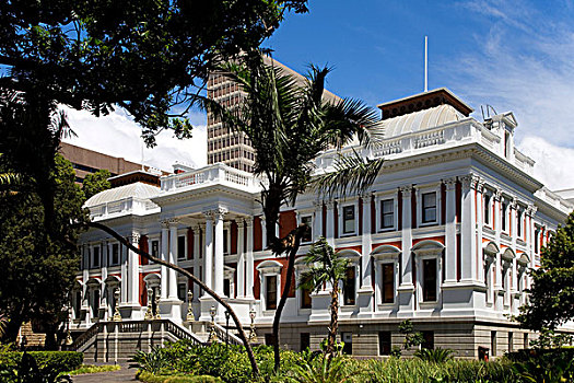议会大厦,维多利亚时代风格,殖民风格,议会,开普敦,南非,非洲