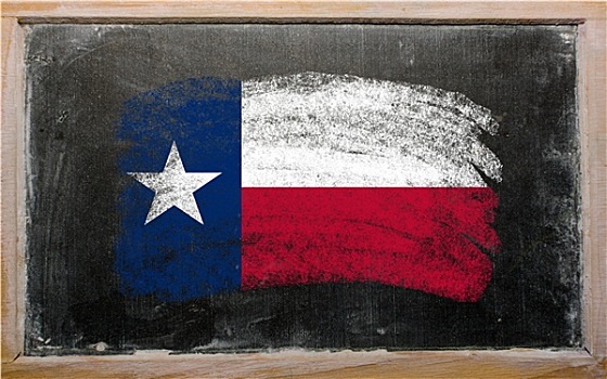 旗帜,美国,德克萨斯,黑板,涂绘,粉笔