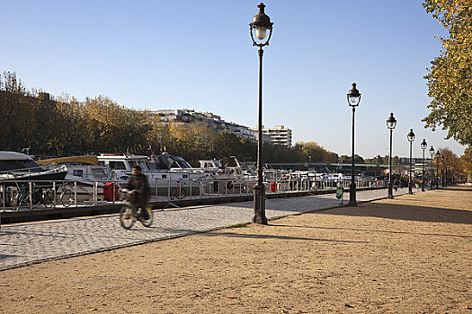 运河,散步场所,巴黎,法兰西岛,法国