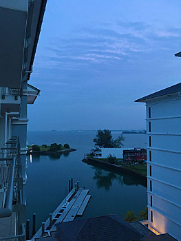 马来西亚波德申黎明的小码头