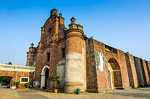 世界遗产,圣马利亚,教堂,北方,吕宋岛,菲律宾