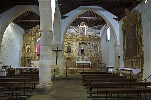教堂,富埃特文图拉岛,加纳利群岛,西班牙