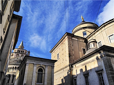 大教堂,贝加莫,伦巴第,意大利