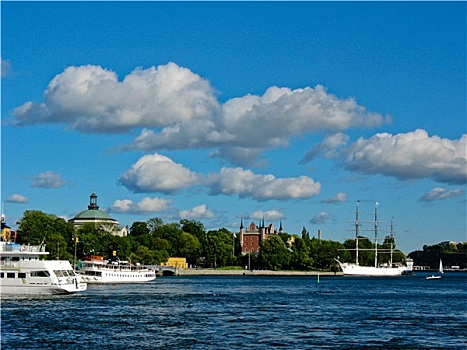 斯德哥尔摩,港口,波罗的海