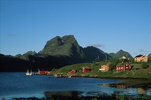 乡村,海岸山脉,挪威