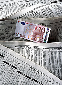 10欧元,欧洲货币,货币,金融,纸