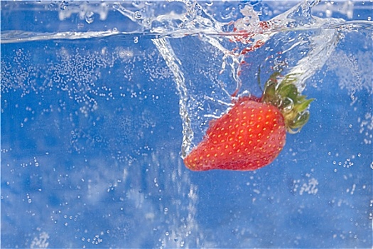 草莓,溅