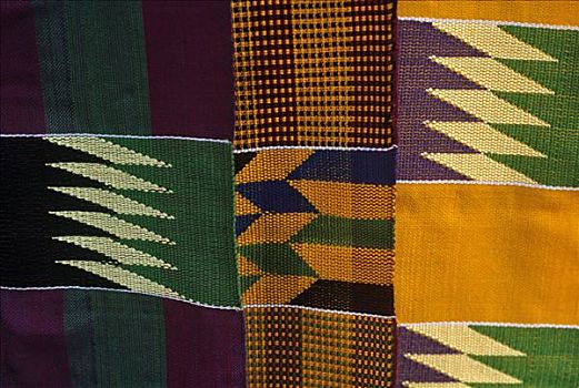 加纳,区域,布,传统,纺织品,长袍