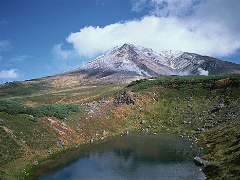 第一,雪,湿地,山