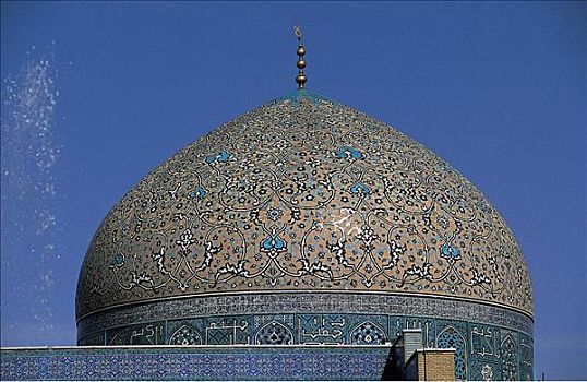 伊朗,亚洲,穹顶,圆顶,清真寺