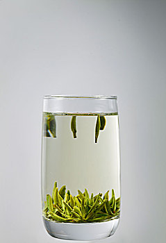 茶叶绿茶泡茶玻璃杯
