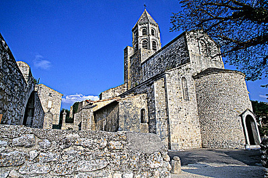 法国,隆河阿尔卑斯山省,圣米歇尔,教堂,12世纪