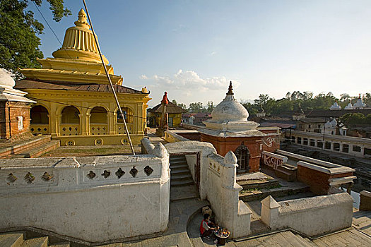 尼泊尔加德满都帕斯帕提神庙