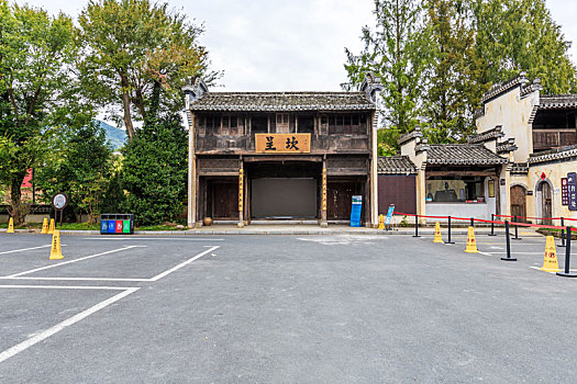 中国安徽省黄山市徽州区呈坎古村景区