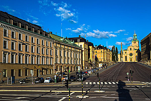 街景,斯德哥尔摩,大教堂,斯德哥尔摩大教堂,教堂,格姆拉斯坦,老城,瑞典