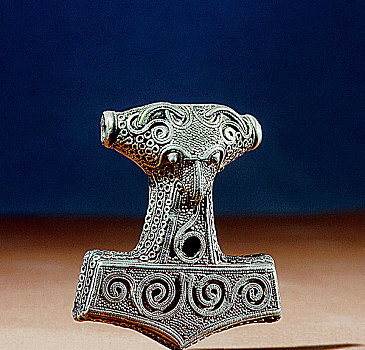 银,维京,辟邪物,形态,锤子,高地,瑞典,10世纪