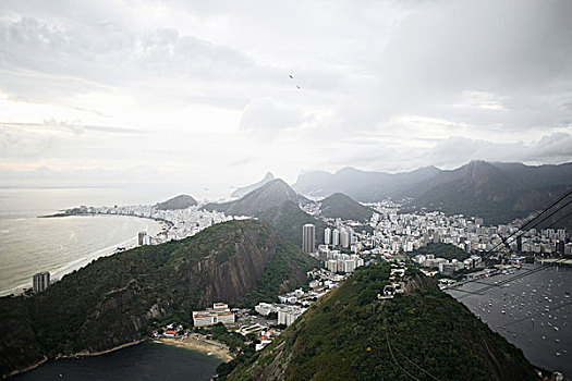 里约热内卢,海岸线,甜面包山,巴西