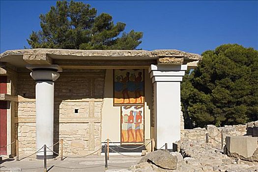古遗址,宫殿,克诺索斯,克里特岛,希腊