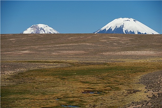 火山,高原