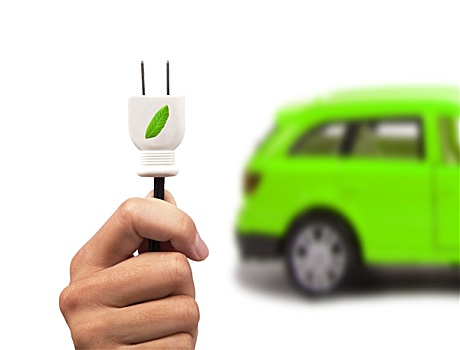电动汽车,绿色,汽车,概念