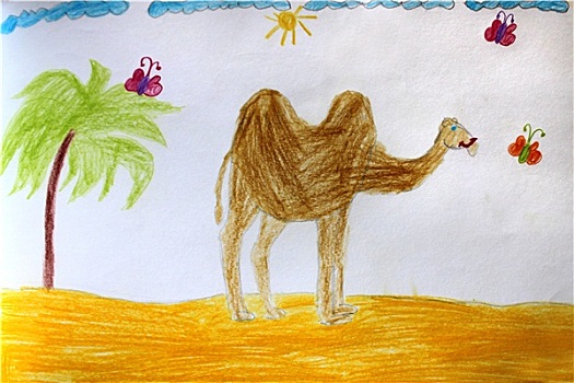 绘画,骆驼