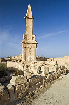 陵墓,塞卜拉泰,利比亚