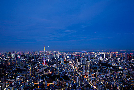 东京塔,夜景