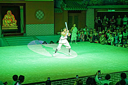 河南嵩山少林寺武术表演