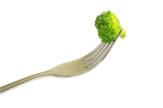 叉子,花椰菜