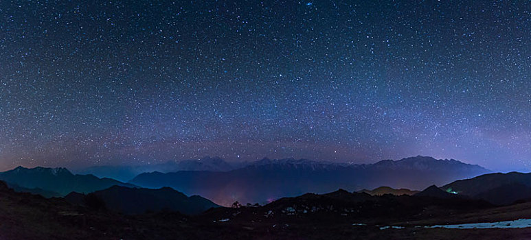 尖山,星空