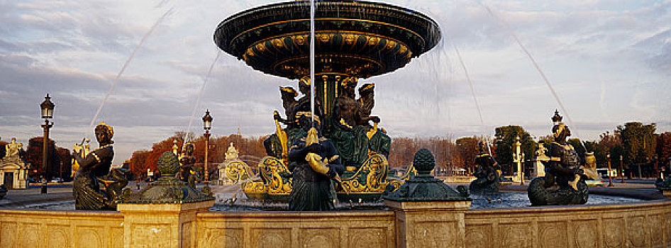 法国协和广场·喷泉