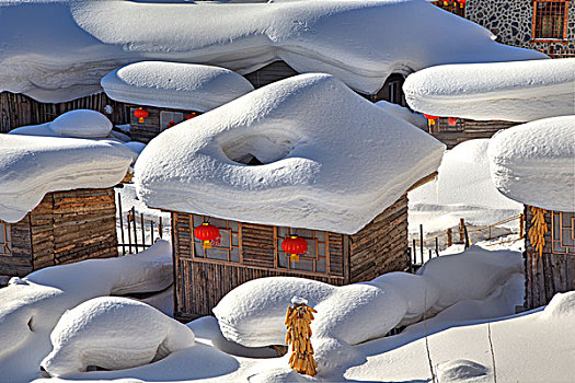 海林双峰林场雪乡